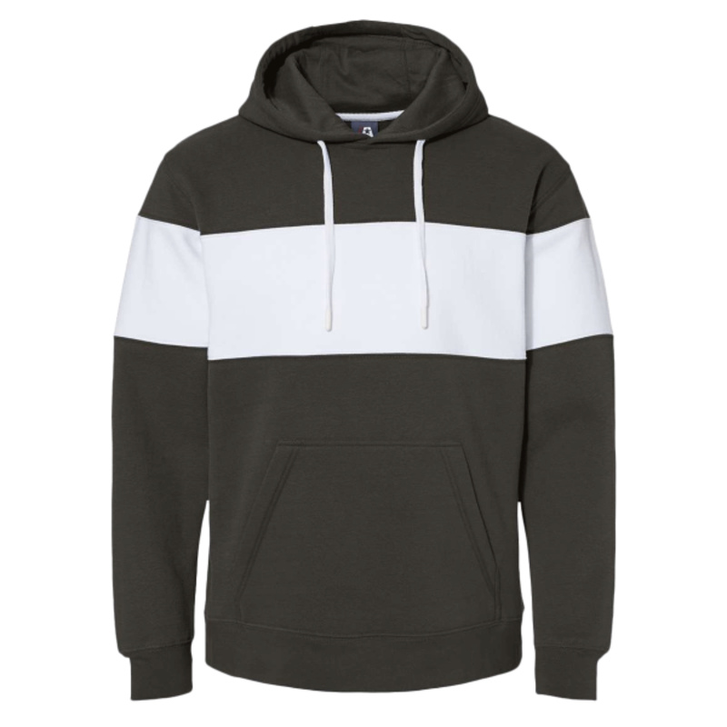 Men's Varsity Fleece Colorblocked Hooded Sweatshirt Thumbnail