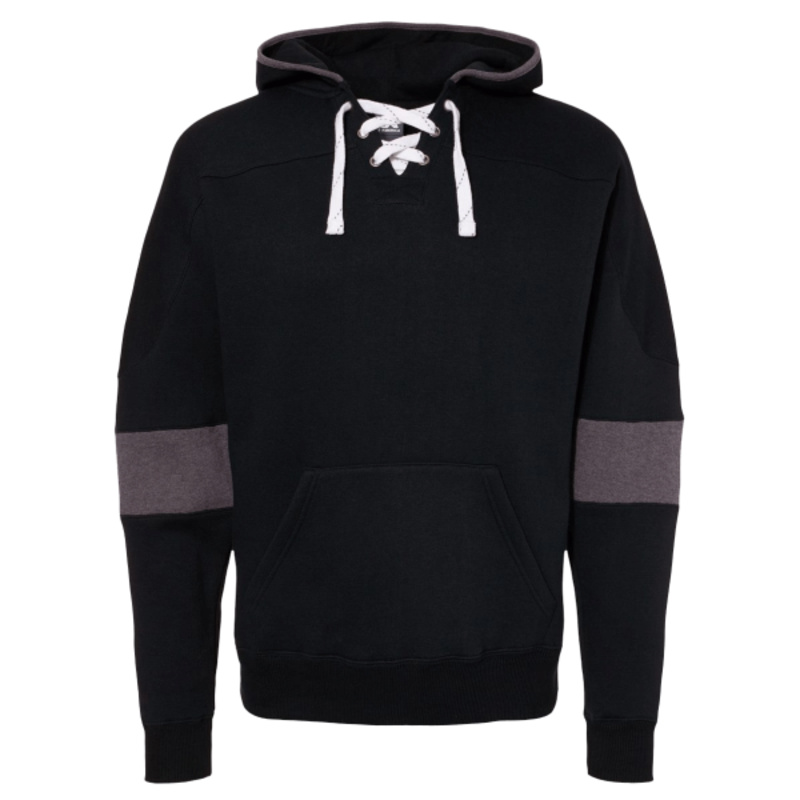 Men's Sport Lace Colorblocked Fleece Hooded Sweatshirt Thumbnail