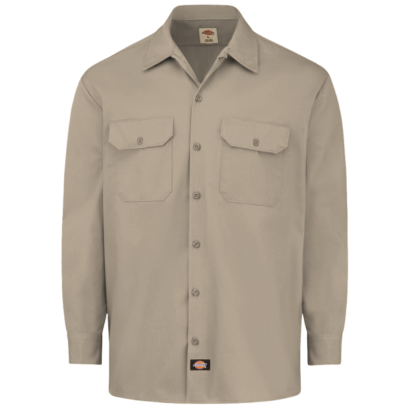 Men's Heavyweight Cotton Long Sleeve Shirt Thumbnail