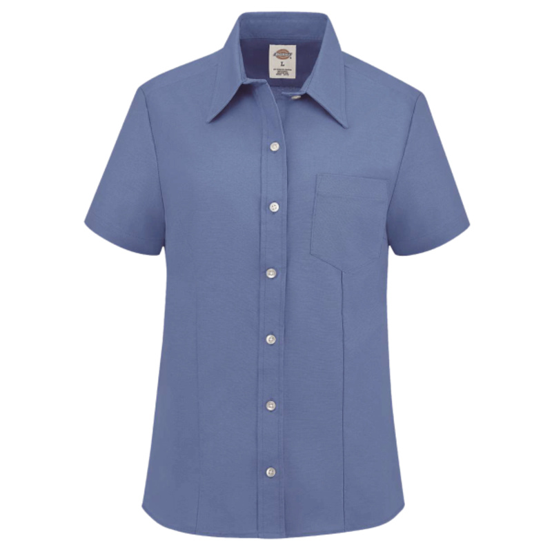 Women's Short Sleeve Stretch Oxford Shirt Thumbnail