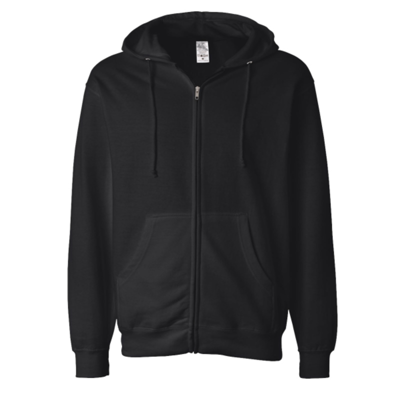 Midweight Full-Zip 8.5oz 80/20 Hooded Unisex Sweatshirt  Thumbnail