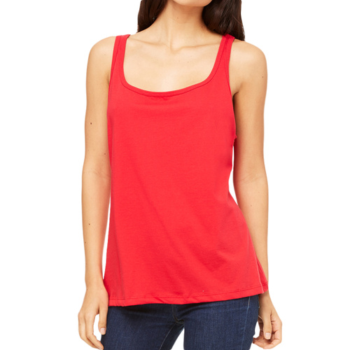 Womens Relaxed Jersey 100% Cotton Ringspun Tank Top Thumbnail