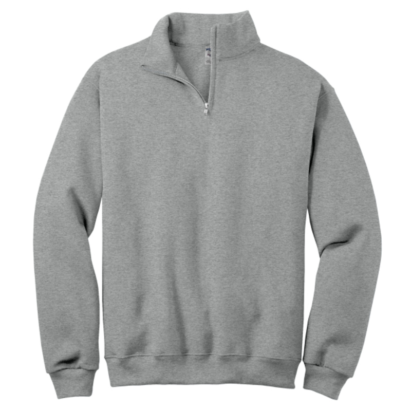 NuBlend ® 1/4 Zip Cadet Collar Sweatshirt Thumbnail