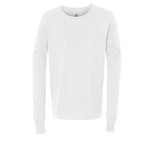 Youth Jersey Long Sleeve Tee 4.2 oz 100% Airlume combed and ring-spun cotton Thumbnail