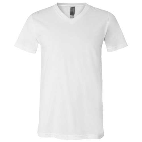 Adult 4.2 oz 100% Ringspun Cotton V-Neck T-Shirt Thumbnail