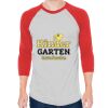 Unisex 50/50 Raglan Three-Quarter Sleeve Tee Thumbnail