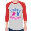 Unisex 50/50 Raglan Three-Quarter Sleeve Tee Thumbnail