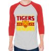 Unisex 50/50 Raglan Three-Quarter Sleeve Tee Thumbnail